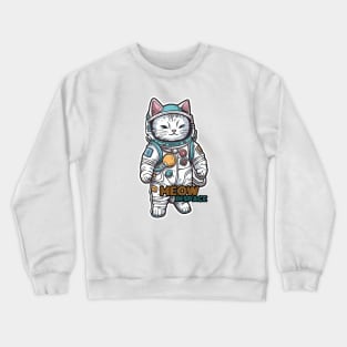 Astronaut cat Crewneck Sweatshirt